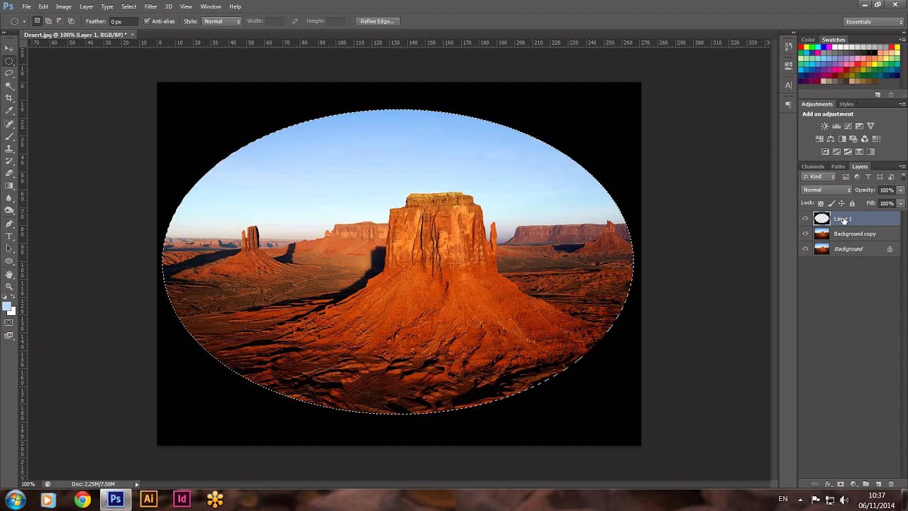 Vignette tutorial photoshop CS6 