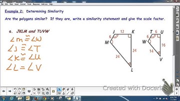 Geometry 7.2 Similar Polygons