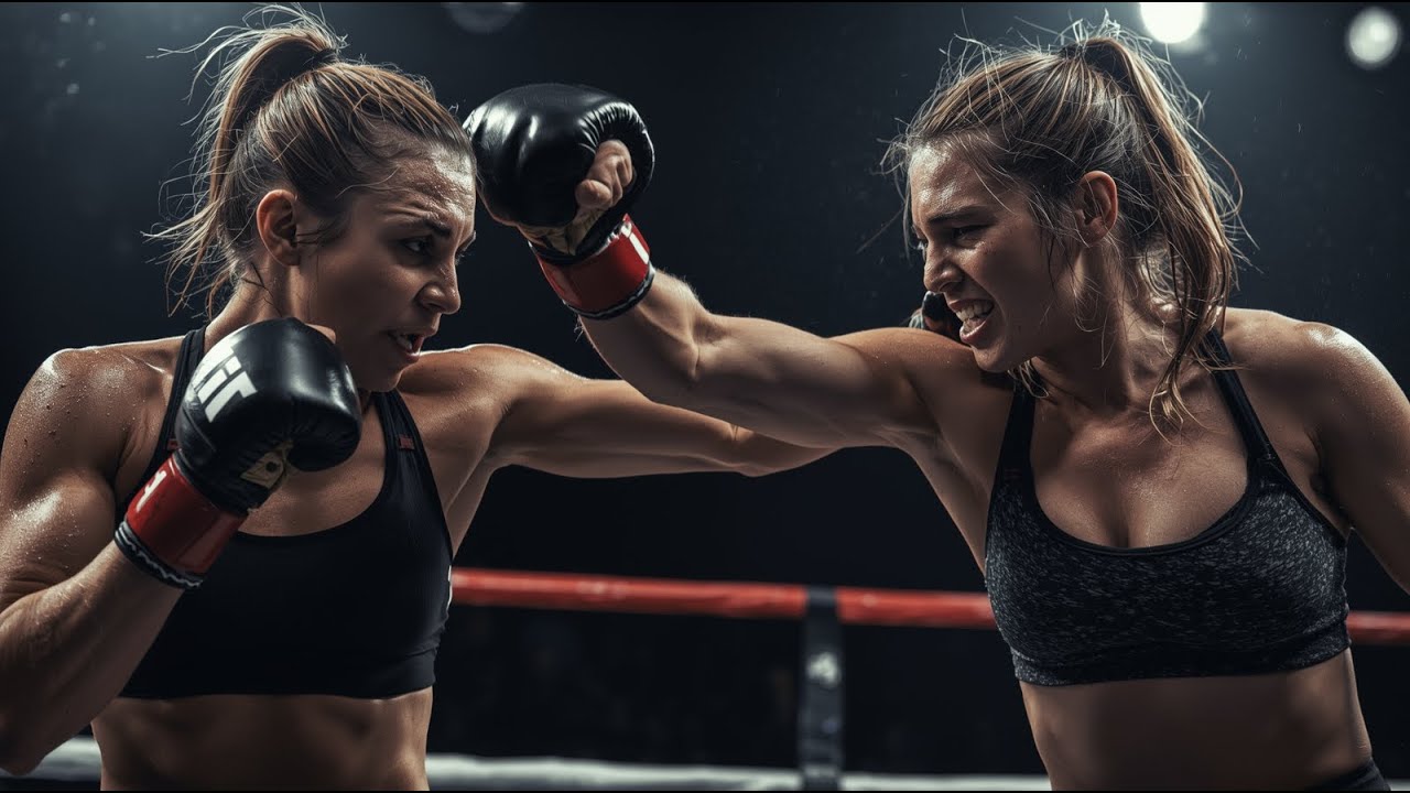 Intense Female Boxing Match – No Holding Back!