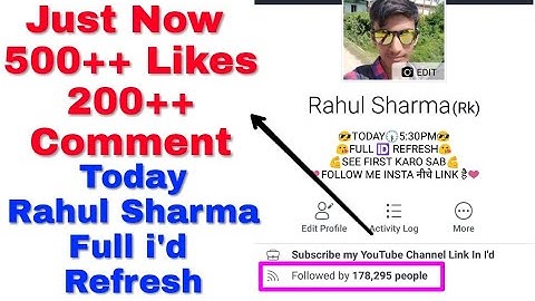 Today Rahul Sharma Full i