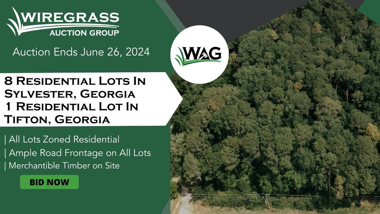 Residential and Investment Properties in Sylvester, GA and Tifton, GA