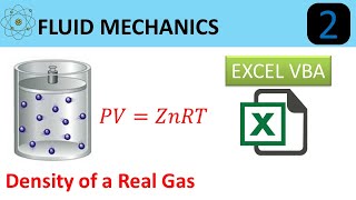 Density of A Real Gas: An Excel Application screenshot 1