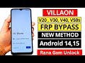 Villaon V20, V30, V40,V40s, V50s FRP Bypass 2026 | Android 14/15 | Google Account Unlock Without PC.