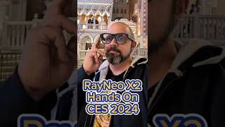 TCL RayNeo X2 Hands On CES 2024 #shorts