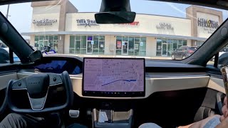 Tesla FSD (Supervised) v12.3.6-took my nephew for his first drive in a Tesla/EV/FSD