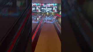 An awesome spare in bowling at the twisted pin arcade in Plainfield Illinois