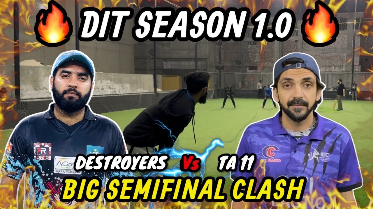 Big Semifinal 🔥 | Wajid The Brand’s Brilliant Batting 💥 | TA 11 vs Destroyers 11 | DIT Season 1.0 🏏
