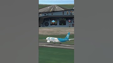 Landing in real flight simulator #rfs #planespotting #aviation #flightsimulator