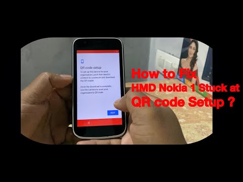How to Fix HMD Nokia 1 TA-1056,TA-1066 STUCK at QR Code Setup ? @aysh__in