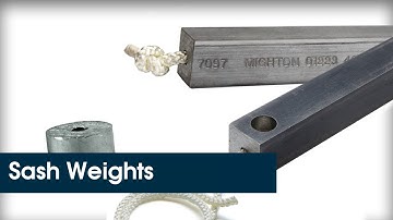 Mighton Knowledge Base - Sash Weights