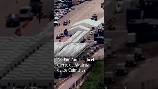 Así se anunció el cierre del centro detención de migrantes Alcatraz de los Caimanes