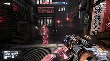 TOXIKK - Playing with 360 pad against bots.