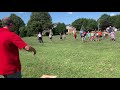 Kicking of the school year with kickball