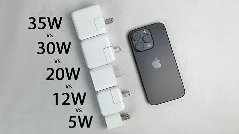 iPhone 14 Pro Charge Test  35W vs 30W vs 20W vs 12W vs 5W Apple