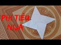 How To Make a Paper Ninja Star ,Cách gấp phi tiêu Ninja bốn cánh