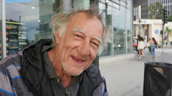 Elderly Homeless Man Worked All of His Life Just to End up on the Streets of Los Angeles