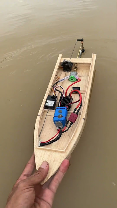 Perahu mini dengan dinamo tamiya #diy #rcboat #rcboats #boatrc #boat #perahumini