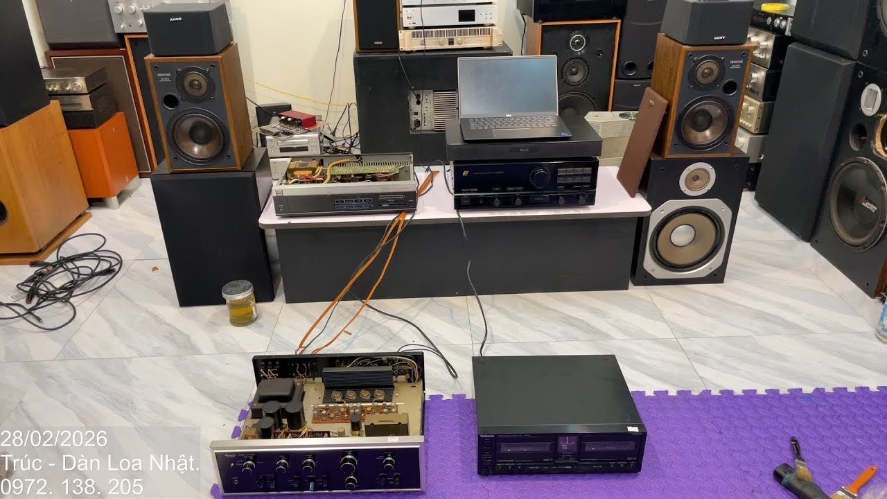 Tape 950k.  Sansui 607i, Sansui 6500, Diatone 510. Loa Panasonic. Trúc - Hưng Yên.   0972 138 205. 