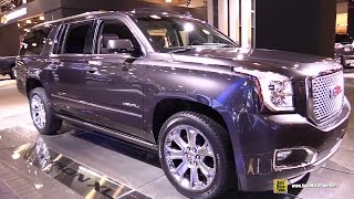 2015 GMC Yukon XL Denali - Exterior and Interior Walkaround - 2015 New York Auto Show