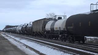 Quick Chase of CSX SD40-2s up Suman Hill