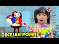 Samantha dikejar badut pomni digital circus roblox barry prison obby  game viral indonesia