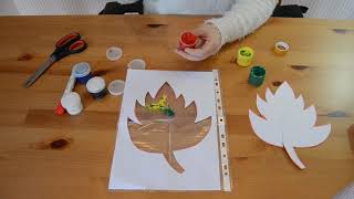 OKUL ÖNCESİ ETKİNLİK (YAPRAK BOYAMA)