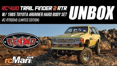 RC4WD Trail Finder 2 1985 Toyota 4Runner Hard Body Limited Edition 1/10 4WD RTR Crawler Truck Unbox!