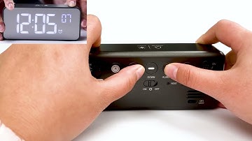 How to Set Alarms for Alarm Clock 8808