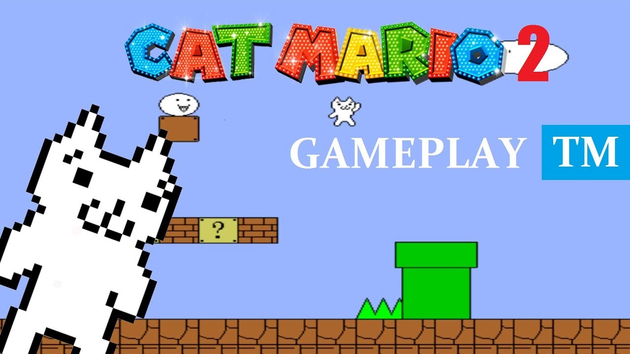 Cat Mario 2 HD gameplay  un juego que es imposible pasar 