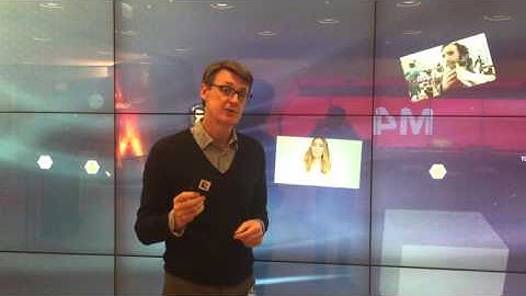 Codice running with SCREENwall software on the Multitaction iWall.