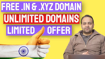 Unlimited Domains | Free .in & .xyz Domain | 26th January Offer | Cheap Web Hosting & Domain [HINDI]