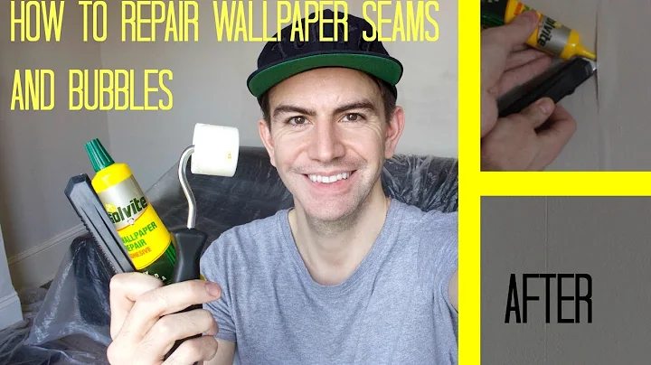 HOW TO REPAIR WALLPAPER SEAMS / FIX BUBBLES