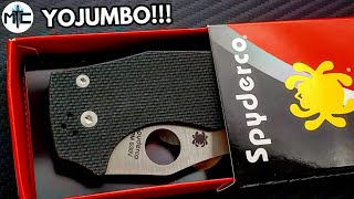 Unboxing the Spyderco YOJUMBO Folding Knife - First Impressions