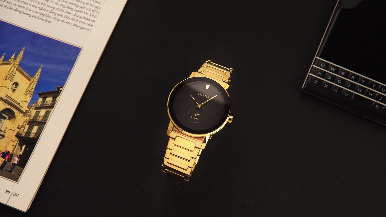 Review đồng hồ Citizen BE9182-57E mặt số đen size 42mm với thiết kế thời trang.