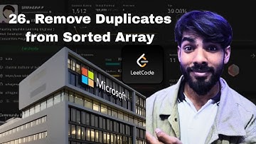 26. Remove Duplicates from Sorted Array | Clean In-Place Solution Using Two Pointers 🔥