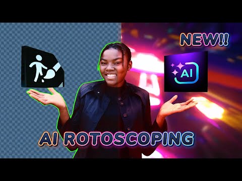 Node video AI rotoscoping For VFX