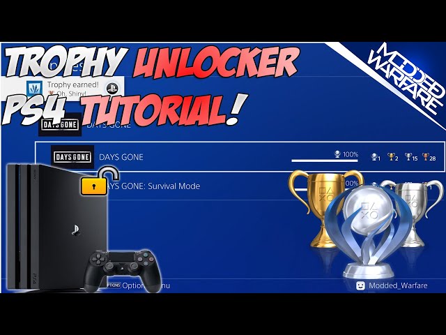 Playstation Trophy PS4/PS5 Legitimate Unlocking Method