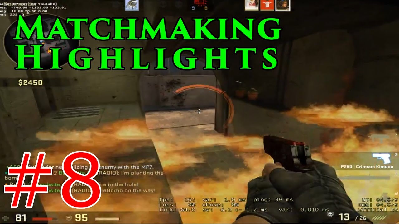 CS:GO - Matchmaking Highlights #8 - YouTube