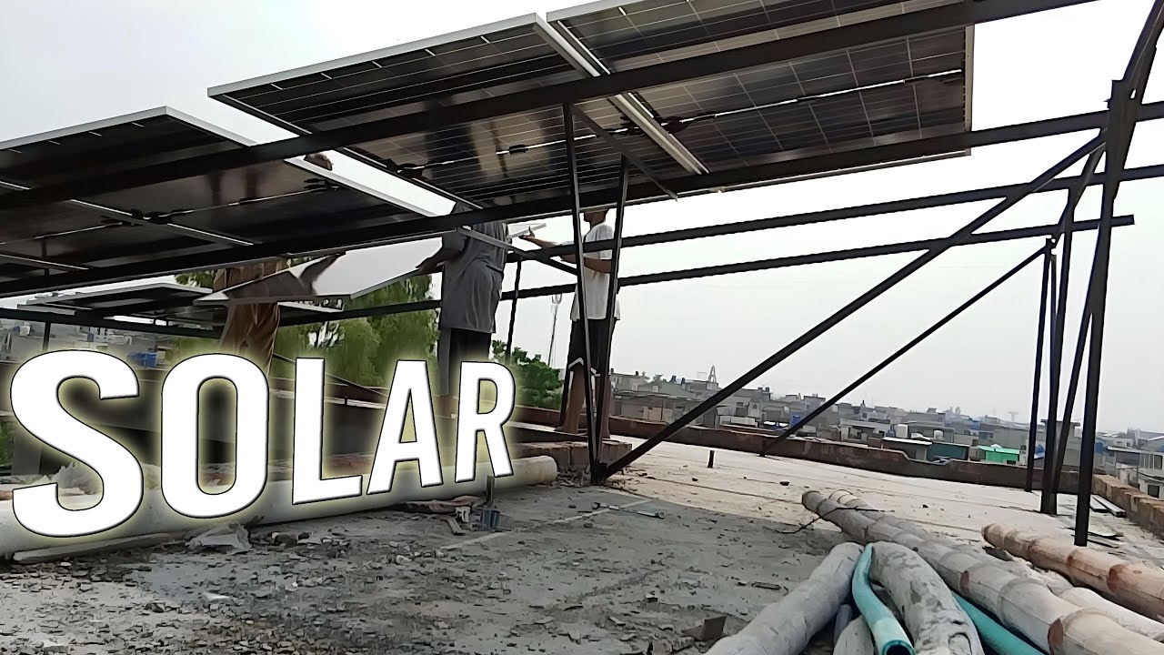 🛠️ Strong Metal Frame for Solar Panels ☀️ | Easy & Reliable Setup ⚡