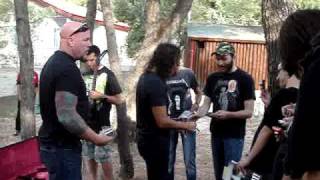 Kirk Hammett of Metallica - meet &amp; greet - Sonisphere Athens June 24, 2010