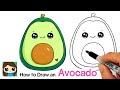 How to Draw an Avocado Fruit 🥑 Squishmallows