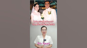 Những kỷ niệm đáng nhớ trong lễ cưới MC Quyền Linh #nghesi