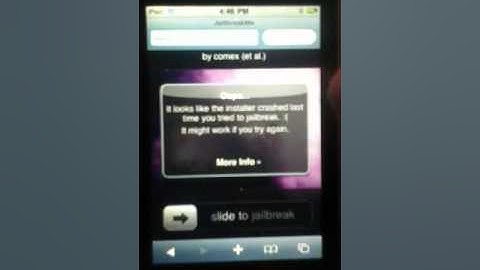 How to jailbreak your iPod Touch without a computer