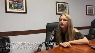 Sirens for Service features Taylor Shearer with Cumberland Goodwill EMS