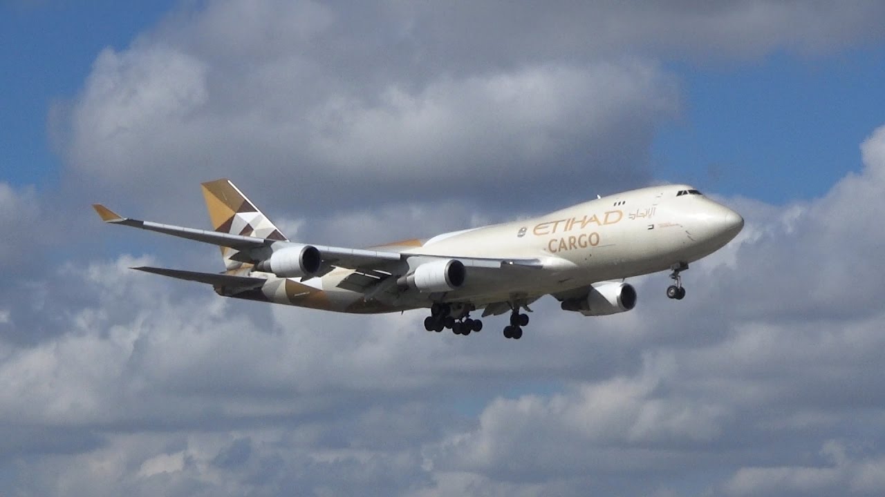 Miami international airport planespotting | Etihad cargo 747 and more! - YouTube