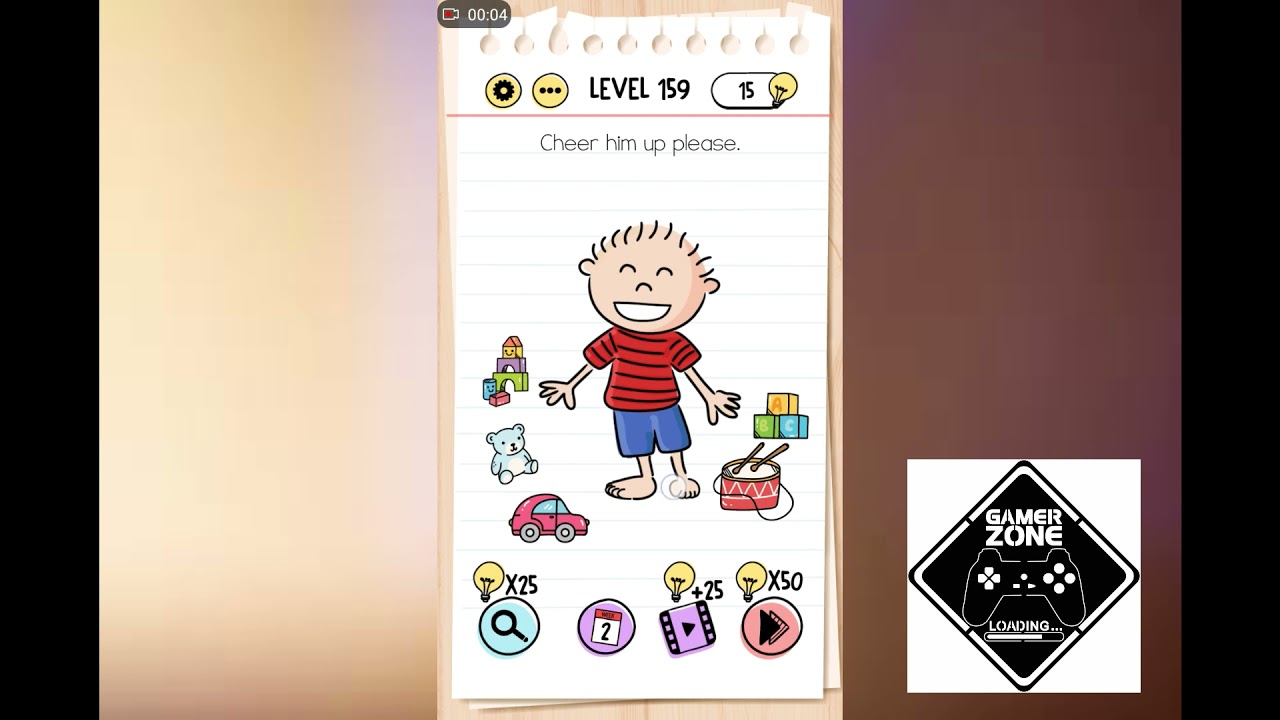 Brain Test Level 159 | Cheer him up please.