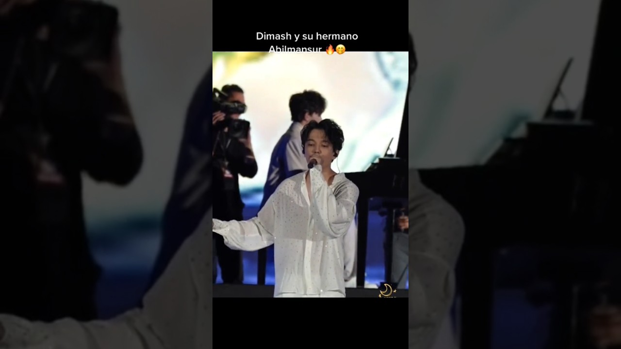 Dimash and his brother Abilmansur 😇 Dimash  y su hermano Abilmansur
