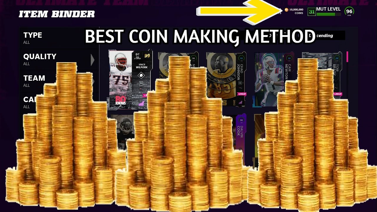 Best coin making method in madden 22! 1 million coins per week!