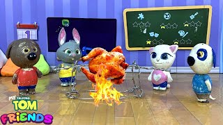 Angela And Friends Are Roasting Chicken - My Talking Angela Friends In Real Life screenshot 2
