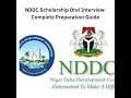 NDDC Scholarship Oral Interview: Complete Preparation Guide